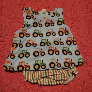 Boutique sassy stitches outfit 9 to 12 month
